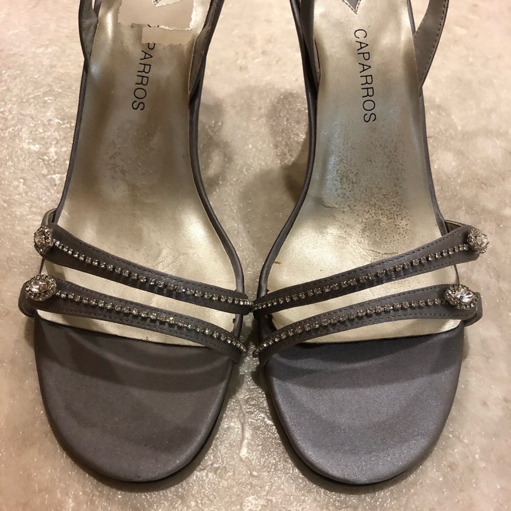 Caparros formal gray sandals, size 9